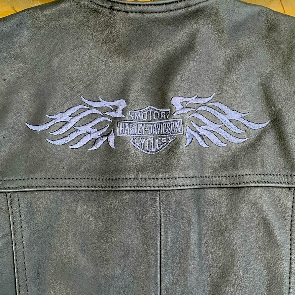 Harley Davidson woman’s motorcycle vest.